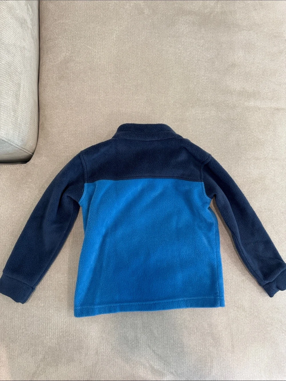 Columbia Navy and Royal Blue Full-Zip Fleece Jacket